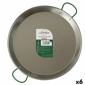 Pan Ø 34 cm Polished Steel (6 Units) by La Dehesa, Paella Pans - Ref: S3623468, Price: 42,39 €, Discount: %