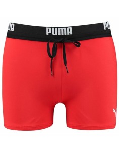 Costume da Bagno Uomo Puma Logo Swim Trunk Boxer Rosso da Puma, Abbigliamento da bagno - Ref: S64109099, Precio: 22,78 €, Des...