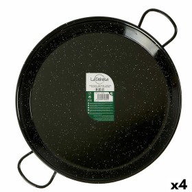 Pan Black Enamelled Steel Ø 46 cm (4 Units) by La Dehesa, Paella Pans - Ref: S3623478, Price: 63,33 €, Discount: %