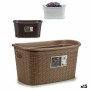 Laundry Basket Stefanplast Elegance Plastic 35 L 37 x 26 x 57,5 cm (15 Units) by Stefanplast, Laundry Baskets - Ref: S3623492...