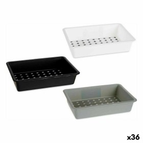 Organizador de Gavetas Polipropileno 16 x 5 x 24 cm (36 Unidades) de Kinvara, Prateleiras e estantes - Ref: S3623497, Preço: ...