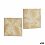 Tela Folha de planta Dourado 28 x 28 x 1,5 cm (36 Unidades) | Tienda24 - Global Online Shop Tienda24.eu