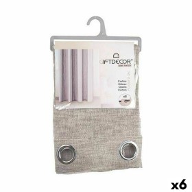 Cortina Marrón 140 x 0,1 x 260 cm (6 Unidades) de Gift Decor, Cortinas - Ref: S3623529, Precio: 61,46 €, Descuento: %