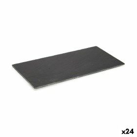 Flacher Teller Bidasoa Fosil Weiß aus Keramik Oval 22,8 x 20,1 x 2,2 cm (9 Stück) | Tienda24 - Global Online Shop Tienda24.eu