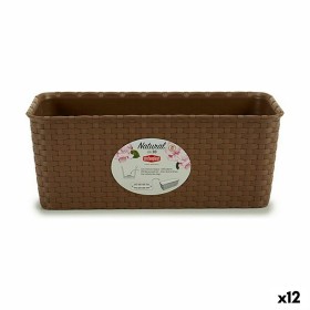 Jardinière Stefanplast Marron PVC 13 x 11 x 28,5 cm (12 Unités) de Stefanplast, Jardinières - Réf : S3623593, Prix : 37,73 €,...