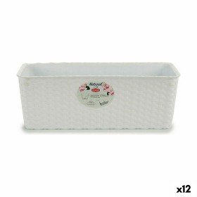 Blumenkasten Stefanplast Grau Kunststoff 18 x 16 x 49 cm (12 Stück) | Tienda24 - Global Online Shop Tienda24.eu