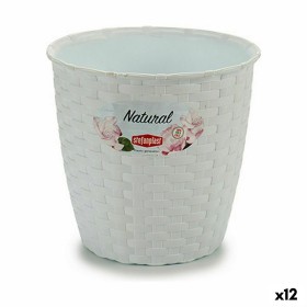 Planter Stefanplast White Plastic 14 x 13 x 14 cm (12 Units) by Stefanplast, Cachepots - Ref: S3623597, Price: 19,97 €, Disco...