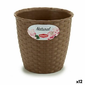 Macetero Stefanplast Marrón Plástico 14 x 13 x 14 cm (12 Unidades) de Stefanplast, Maceteros - Ref: S3623599, Precio: 19,19 €...