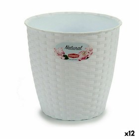 Macetero Stefanplast Blanco Plástico 19 x 17,5 x 19 cm (12 Unidades) de Stefanplast, Maceteros - Ref: S3623600, Precio: 28,99...