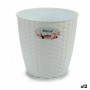 Vaso Stefanplast Bianco Plastica 19 x 17,5 x 19 cm (12 Unità) | Tienda24 - Global Online Shop Tienda24.eu