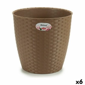 Vaso Stefanplast Marrone Plastica 29 x 27 x 29 cm (6 Unità) di Stefanplast, Cachepot - Rif: S3623607, Prezzo: 32,73 €, Sconto: %