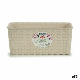 Blumenkasten Stefanplast Braun Kunststoff 18 x 16 x 48,5 cm (12 Stück) | Tienda24 - Global Online Shop Tienda24.eu