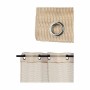 Curtain 140 x 260 cm Grille Beige (6 Units) by Gift Decor, Curtains - Ref: S3623625, Price: 42,42 €, Discount: %