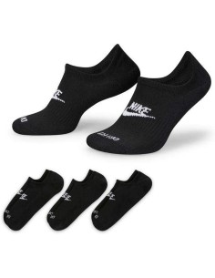 Chaussettes Chevilles Nike Everyday Lightweight 3 paires Noir | Tienda24 Tienda24.eu