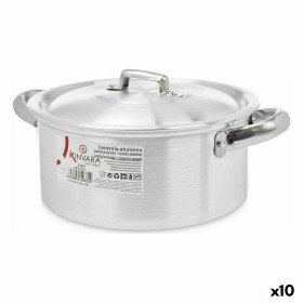 Casserole with lid Silver Aluminium (10 Units) by Kinvara, Casserole pans - Ref: S3623650, Price: 62,50 €, Discount: %