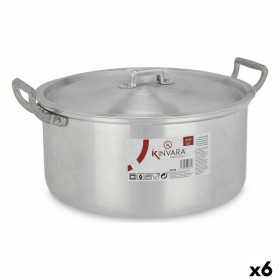 Cacerola Con Tapa Plateado Aluminio 6,5 L 35 x 16 x 28 cm (6 Unidades) de Kinvara, Cacerolas - Ref: S3623654, Precio: 62,00 €...