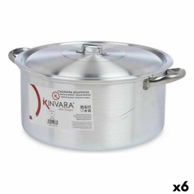 Casserole avec Couvercle Argenté Aluminium 10 L (6 Unités) de Kinvara, Faitouts - Réf : S3623656, Prix : 86,83 €, Remise : %