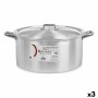 Cacerola Con Tapa Plateado Aluminio 18 L (3 Unidades) de Kinvara, Cacerolas - Ref: S3623659, Precio: 79,40 €, Descuento: %