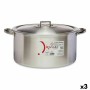 Casserole with lid Silver Aluminium 20 L (3 Units) | Tienda24 - Global Online Shop Tienda24.eu