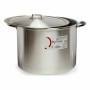 Casserole with Lid Silver Aluminium 53 x 34 x 43 cm (2 Units) by Kinvara, Stockpots - Ref: S3623675, Price: 100,76 €, Discoun...