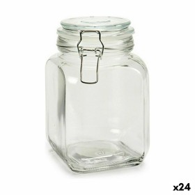 Jar Hermetically sealed Silver Aluminium 1,2 L 11 x 17 x 11 cm (24 Units) by Vivalto, Food storage - Ref: S3623700, Price: 47...