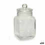 Jar Hermetically sealed Transparent Glass 1,2 L 11 x 19,5 x 11 cm (24 Units) by Vivalto, Food storage - Ref: S3623701, Price:...