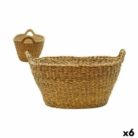 Cesto Com pegas Castanho 40 L 50 x 30 x 32 cm (6 Unidades) de Gift Decor, Cestos de arrumação - Ref: S3623714, Preço: 54,95 €...