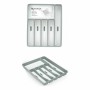 Organizador para Cubiertos Polipropileno 32,5 x 4,5 x 40,5 cm (12 Unidades) de Kinvara, Estantes y soportes - Ref: S3623726, ...