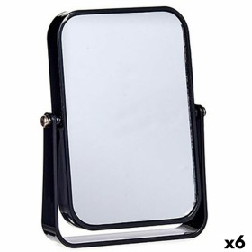 Miroir Grossissant Noir Verre Plastique 2,5 x 19,5 x 16 cm (6 Unités) de Berilo, Miroirs - Réf : S3623731, Prix : 37,89 €, Re...