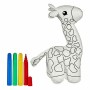 Colouring Plush Giraffe White Black 9 x 23 x 15 cm (8 Units) by Pincello, Painting - Ref: S3623761, Price: 46,06 €, Discount: %