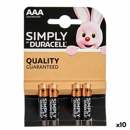 Batterie Alcaline LR03 DURACELL (10 Unità) di DURACELL, Pile monouso - Rif: S3623790, Prezzo: 34,64 €, Sconto: %