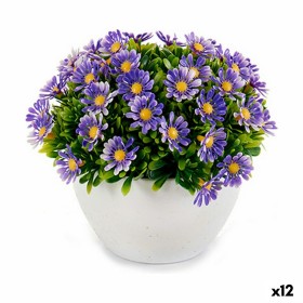 Decorative Plant Marguerite Plastic 14 x 13 x 14 cm (12 Units) by Ibergarden, Artificial Plants - Ref: S3623826, Price: 38,37...