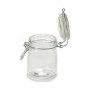 Bocal Fermeture hermétique Transparent Silicone Chrome 150 ml 9 x 9,5 x 6,5 cm (24 Unités) de Vivalto, Stockage des aliments ...