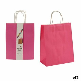 Set of Bags Paper Pink 11 x 36 x 21 cm (12 Units) by Pincello, Gift boxes and bags - Ref: S3623874, Price: 8,65 €, Discount: %