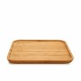 Snack tray Squared Brown Bamboo 30 x 1,5 x 30 cm (12 Units) | Tienda24 - Global Online Shop Tienda24.eu