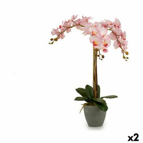 Decorative Plant Orchid Plastic 29 x 78 x 35 cm (2 Units) by Ibergarden, Artificial Plants - Ref: S3623947, Price: 47,78 €, D...