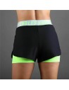 Short de Sport pour Femme Endless Tech Iconic Jaune Noir | Tienda24 Tienda24.eu