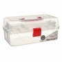 Caja Multiusos Rojo Transparente Plástico 33 x 15 x 19,5 cm (8 Unidades) de Pincello, Cajas y arcones de almacenaje - Ref: S3...