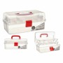 Caja Multiusos Rojo Transparente Plástico 33 x 15 x 19,5 cm (8 Unidades) de Pincello, Cajas y arcones de almacenaje - Ref: S3...