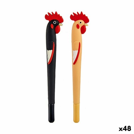 Crayon Coq (48 Unités) de Pincello, Stylos à bille non rétractable - Réf : S3624002, Prix : 48,42 €, Remise : %