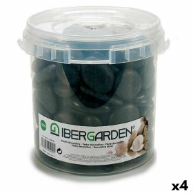 Decorative Stones Medium Black 3 Kg (4 Units) by Ibergarden, Decorative Stones - Ref: S3624006, Price: 13,73 €, Discount: %