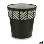 Pot auto-arrosant Stefanplast Orfeo Anthracite Plastique 25 x 25 x 25 cm (6 Unités) | Tienda24 - Global Online Shop Tienda24.eu