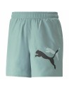 Short de Sport pour Homme Puma Ess+ Logo Power Cat For All Time Aigue marine Bleu Vert | Tienda24 Tienda24.eu