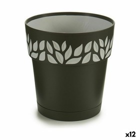 Blumentopf Lechuza Ø 50 cm Weiß Kunststoff rechteckig | Tienda24 - Global Online Shop Tienda24.eu