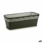 Self-watering planter Stefanplast Cloe Anthracite Plastic 49,5 x 17 x 19 cm (12 Units) by Stefanplast, Window Boxes - Ref: S3...