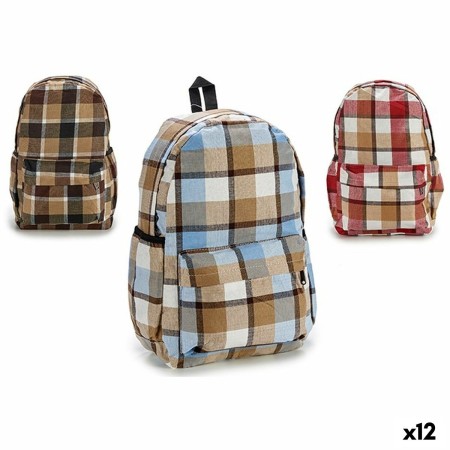 Zaino Scuola Quadri 13 x 45 x 31 cm (12 Unità) | Tienda24 - Global Online Shop Tienda24.eu