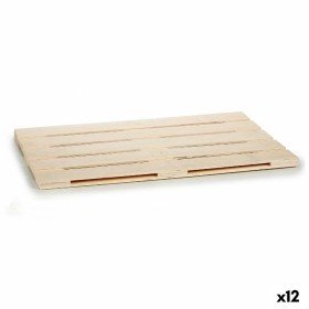 Vassoio per aperitivi Marrone Legno 40 x 2 x 60 cm (12 Unità) di Gift Decor, Piatti e teglie - Rif: S3624086, Prezzo: 77,67 €...