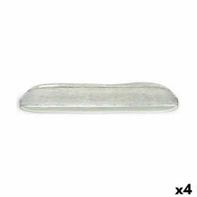 Flacher Teller Bidasoa Fosil Schwarz aus Keramik 26,5 x 26,4 x 2,3 cm (6 Stück) | Tienda24 - Global Online Shop Tienda24.eu