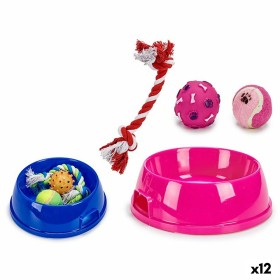 Dog Feeder Set Plastic 25,8 x 7,5 x 25,8 cm (12 Units) by Mascow, Bowls - Ref: S3624120, Price: 62,48 €, Discount: %