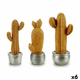 Figura Decorativa para Jardín Cactus Resina 15 x 41 x 16 cm (6 Unidades) de Gift Decor, Figurines - Ref: S3624143, Precio: 42...